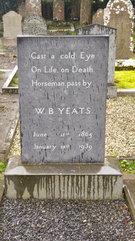 Het graf van WB Yeats in Drumcliff (eigen foto - aug 2016)